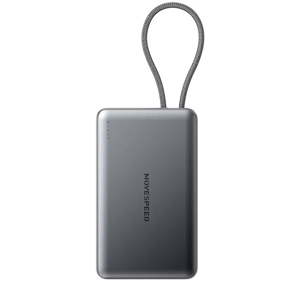 Sạc dự phòng từ tính Movespeed S10 PLUS 22.5W | 10000mAh | Tích hợp Type C | Xám
