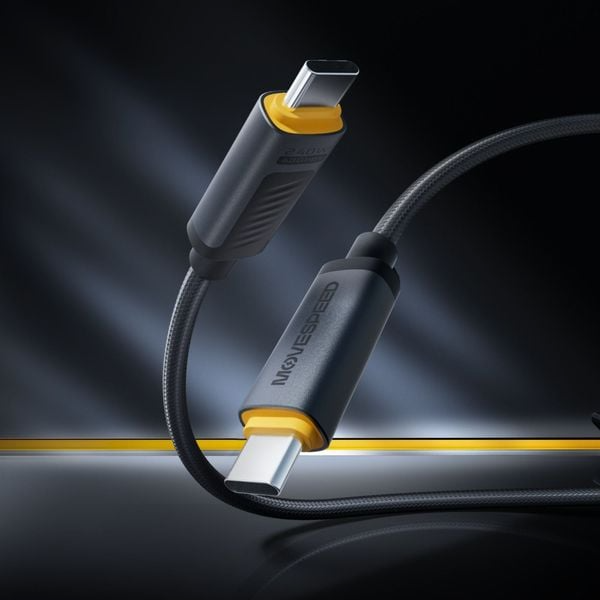 Cáp sạc nhanh Movespeed MSC01 240W | 40GBPS | 8K | 1.2M