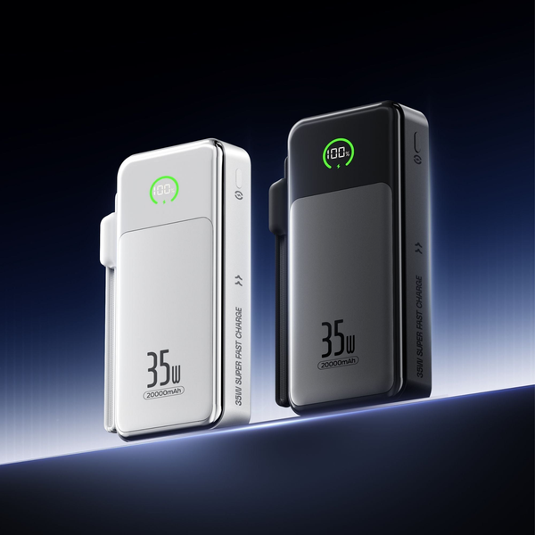 Sạc dự phòng Movespeed MSP20 35W | 20000mAh | Màn Led | Tích hợp Type C | Black
