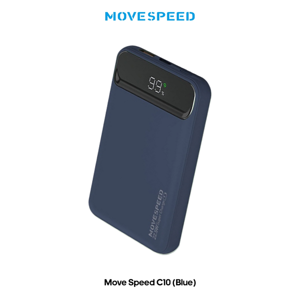 Sạc dự phòng từ tính Movespeed C10 22.5W | 10000mAh | Tích hợp Type C | Đế dựng