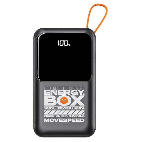 Sạc dự phòng Movespeed F20 20W | 20000mAh | Màn hình LED | Tích hợp Type C