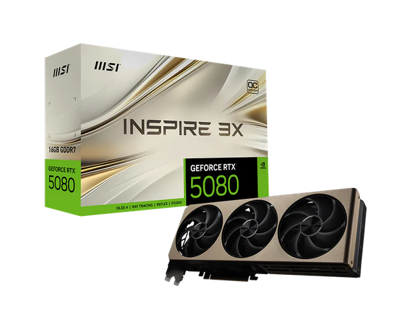 VGA MSI RTX 5080 16G INSPIRE 3X OC