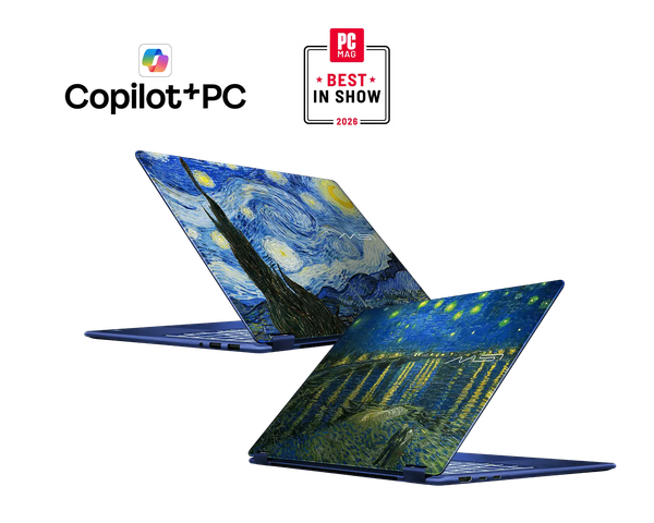 Laptop Msi Prestige 14 Flip AI+ Vincent van Gogh Edition 14T234-260VN Ultra X9-378H | 32GB RAM | 1TB SSD | 14