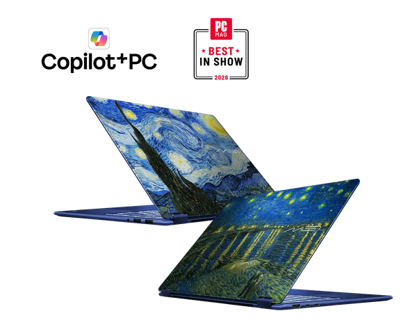 Laptop Msi Prestige 14 Flip AI+ Vincent van Gogh Edition 14T235-259VN Ultra X9-378H | 32GB RAM | 1TB SSD | 14