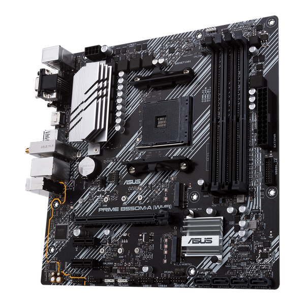 Main ASUS B550M-A Prime Wifi II DDR4 | AM4, mATX, 4 khe RAM
