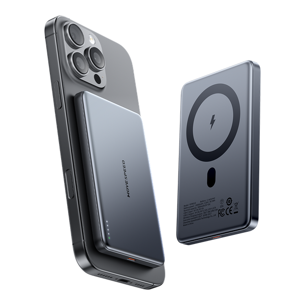 Sạc dự phòng từ tính Movespeed W10 | 10000mAh | 20W | Đen