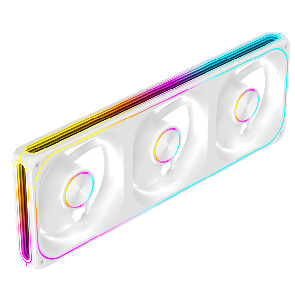 FAN MIK H360 ARGB WHITE FAN Xuôi