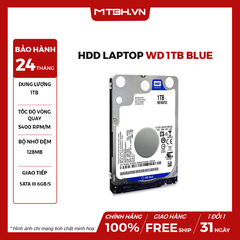HDD LAPTOP WD 1TB BLUE NEW BH 24TH