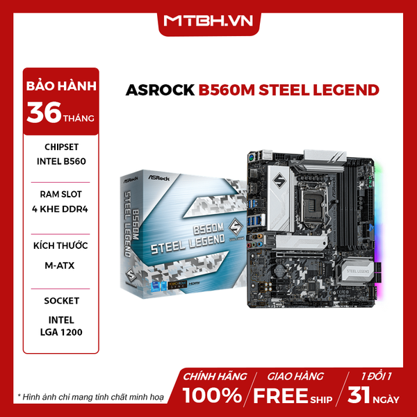 Main ASROCK B560M STEEL LEGEND