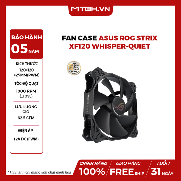 FAN CASE ASUS ROG STRIX XF120 WHISPER-QUIET