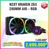 TẢN NHIỆT NƯỚC NZXT KRAKEN Z63 280MM AIO - RGB