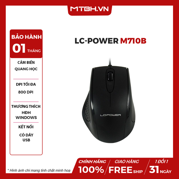 CHUỘT LC-POWER M710B - Optical USB