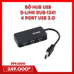 BỘ HUB USB GẮN NGOÀI D-LINK DUB-1341 - 4 PORT USB 3.0