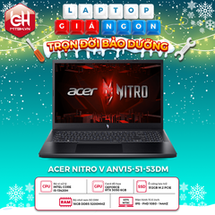 LAPTOP GAMING ACER NITRO V ANV15-51-53DM CORE i5-13420H | RTX 3050 6GB | 16GB RAM | 512GB SSD | 15.6' FHD 144Hz | Win 11