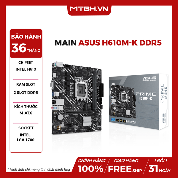 Main Asus H610M-K DDR5