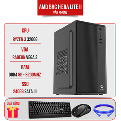 PC Văn Phòng AMD BHC Hera Lite II Gen 3th ( Ryzen 3 3200G | 8GB | 256GB )