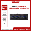 Bàn Phím Cơ Rapoo V510 Black Led Rainbow RED Switch