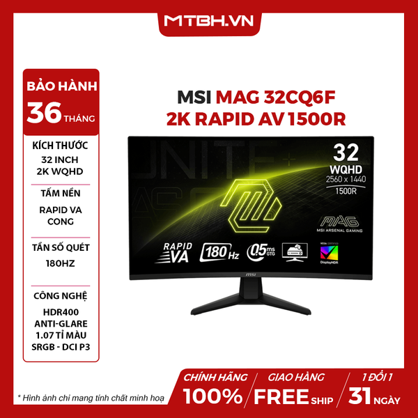 MÀN HÌNH MSI MAG 32CQ6F 32