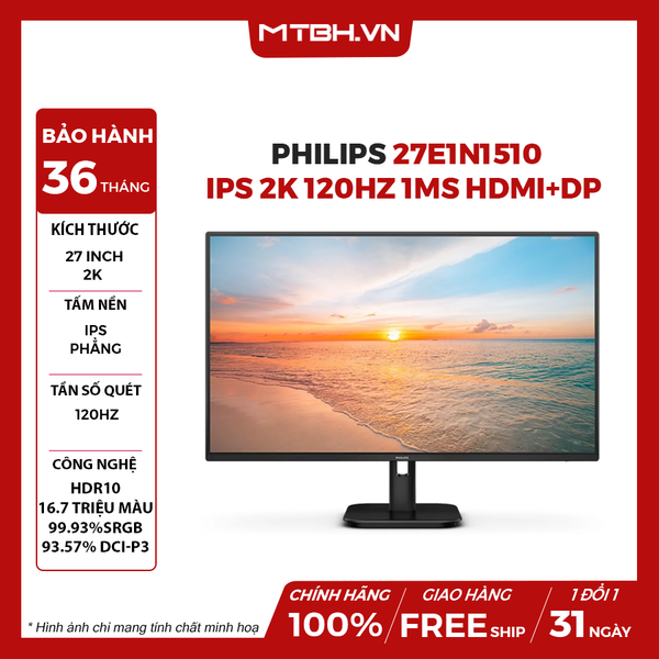 MÀN HÌNH PHILIPS 27E1N1510 27