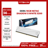 Ram Ddr4 16GB Netac Shadow S White 3200