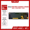 BÀN PHÍM CƠ AULA F99 PRO GAMING 3 MODE (Có núm xoay/ Đen + xanh đậm + cam/ Star Vector switch)