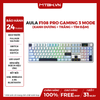 BÀN PHÍM CƠ AULA F108 PRO GAMING 3 MODE ( Xanh dương + trắng + tím đậm/ Reaper switch)