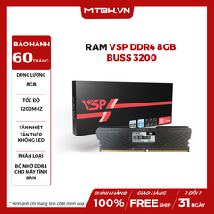 RAM DDR4 8GB VSP BUSS 3200 TẢN (INTEL)