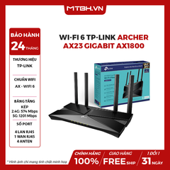 Bộ Phát Wi-Fi 6 TP-LINK Archer AX23 Gigabit Băng Tần Kép AX1800