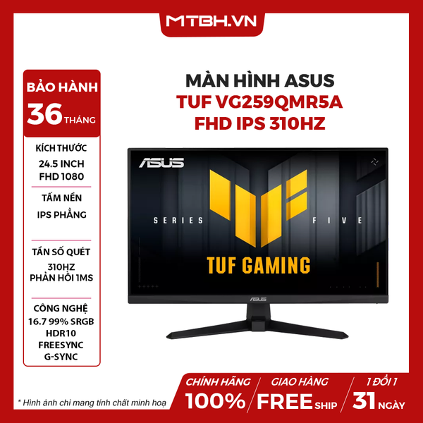MÀN HÌNH ASUS TUF VG259QMR5A 25