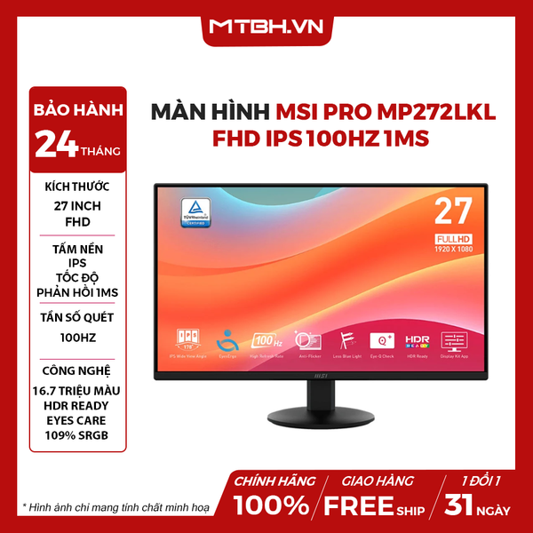 MÀN HÌNH MSI PRO MP272LKL 27