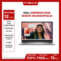 LAPTOP DELL INSPIRON 3530 (N3530-i5U085W11SLU) CORE i5-1334U | 8GB RAM | 512GB SSD | 15.6