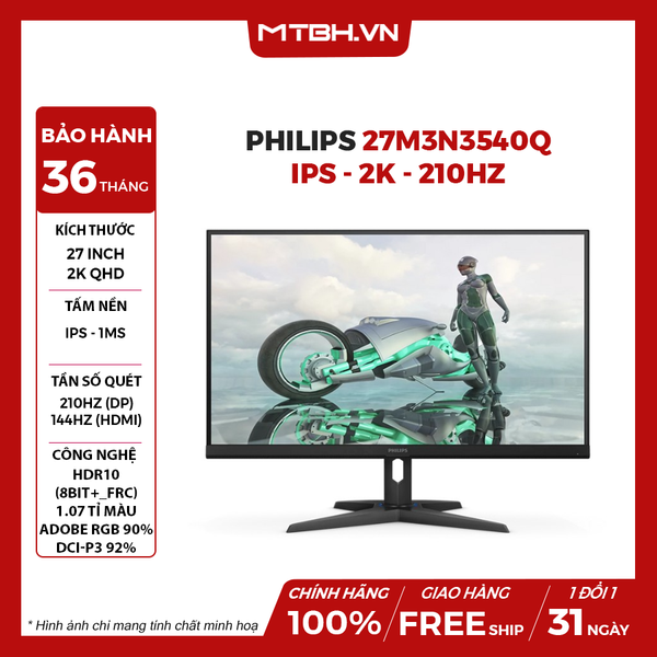 MÀN HÌNH PHILIPS 27M3N3540Q 27