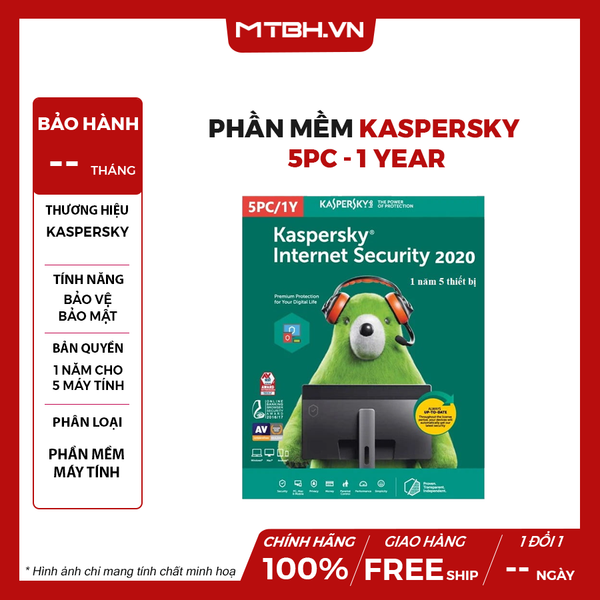 Phần Mềm KIS 5PC - 1 year
