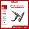 Cáp nối dài âm thanh AUX 3.5mm TRRS bẻ bóc 90 độ dài 2M Ugreen 20495 (Hỗ trợ MIC)