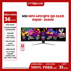MÀN HÌNH MSI MPG 491CQPX QD-OLED 49