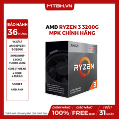 CPU AMD Ryzen 3 3200G MPK Chính Hãng