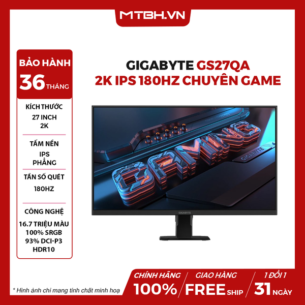 MÀN HÌNH GIGABYTE GS27QA 27