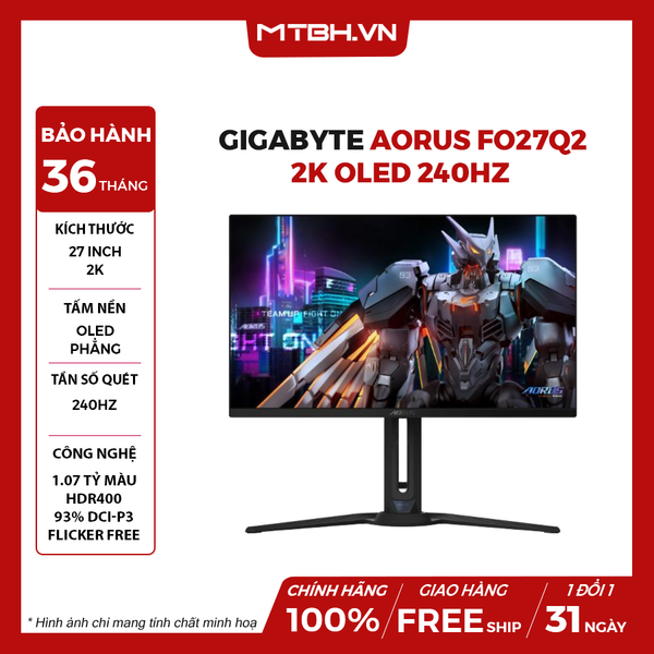 MÀN HÌNH GIGABYTE AORUS FO27Q2 27