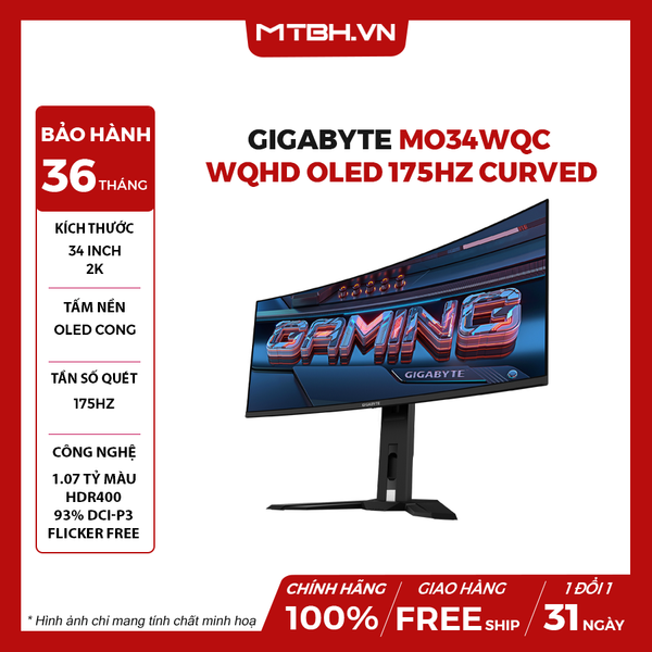 MÀN HÌNH GIGABYTE MO34WQC 34