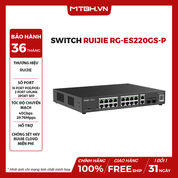 Switch RUIJIE RG-ES220GS-P