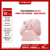 TAY CẦM GAME Machenike G3 v2 Pink Tri-mode Kèm Dock Sạc