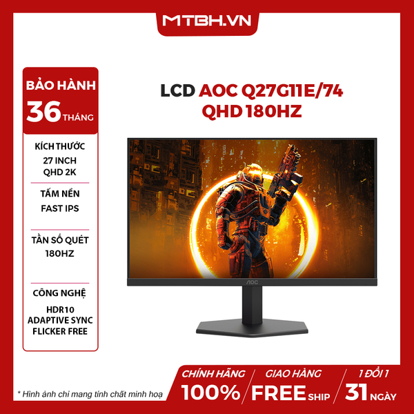 MÀN HÌNH LCD AOC Q27G11E/74 27