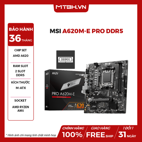 Main MSI A620M-E PRO DDR5