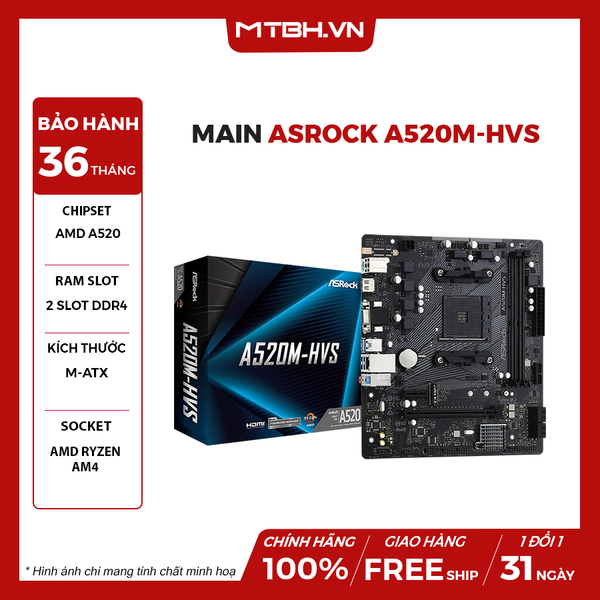 Main ASrock A520M-HVS