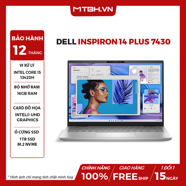 LAPTOP DELL INSPIRON 14 PLUS 7430 CORE i5 13420H | 16GB RAM | 1TB SSD | 14