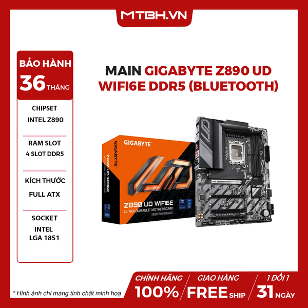 Main Gigabyte Z890 UD WIFI6E DDR5 (Bluetooth)