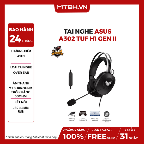 TAI NGHE ASUS A302 TUF H1 GEN II