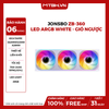 Fan case JONSBO ZB-360 LED ARGB White - Gió ngược