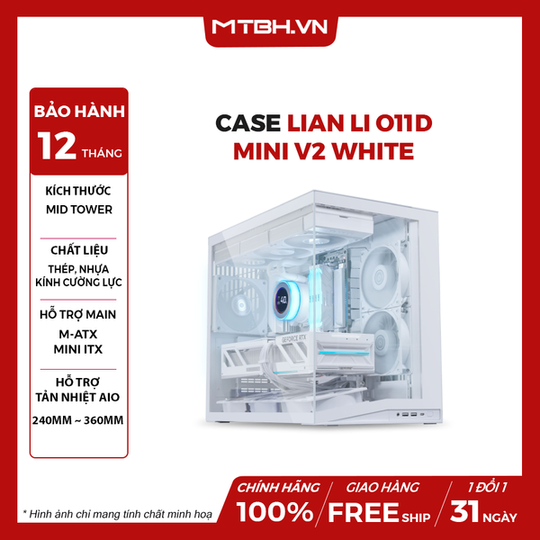 Case LIAN LI O11D MINI V2 WHITE