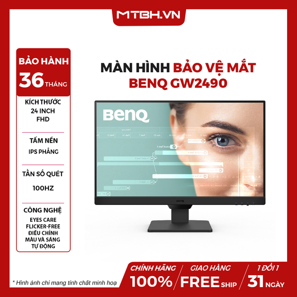 MÀN HÌNH BẢO VỆ MẮT BENQ GW2490 24
